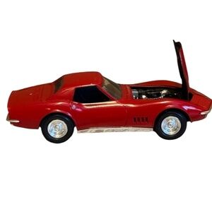 Revell ’68 Corvette Roadster Model - Classic Red with Original Box